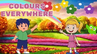 Colors song  best cartoons for toddlers to learn English  learning songs  kids songs [upl. by Onavlis]