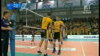 Puchar Polski 2010 w siatkówce Skra Bełchatów  Resovia Rzeszów SET1 [upl. by Glaser]