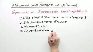 ALKANONE UND KETONE  EINFÜHRUNG  EXPERTENWISSEN  Chemie [upl. by Koeninger]