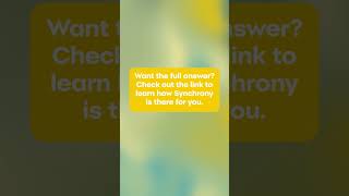 Synchrony Is More Than a Bank Whos Synchrony [upl. by Mroz]