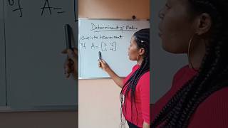 How to find determinant of a matrix [upl. by Rehpinej]