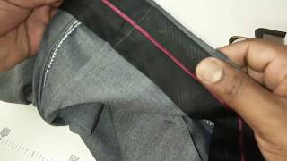 Sew a perfect formal pant with grip belt  perfect formal pant stitching using grip [upl. by Lindi]