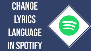 How to See Lyrics on Spotify PC [upl. by Metsky]