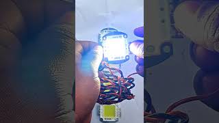 High Power LED light 20 watt 12 Volt Testing amp polarity marking diy experiment led [upl. by Tedric]