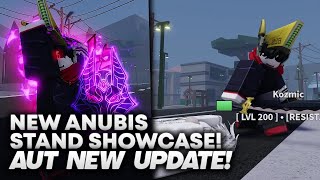 AUT NEW ANUBIS STAND SHOWCASE NEW UPDATE [upl. by Airdnahc]