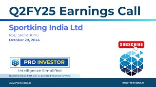 Sportking India Ltd  Q2FY25  Earnings Conference Call  concall concallshorts sportking [upl. by Otho]