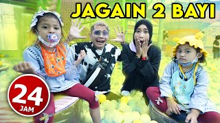 24 JAM JAGAIN ANAK‼️ ALUNA DAN AMANDA JADI BAYI MAIN KE PLAYGROUND‼️🤣 [upl. by Aneerak]