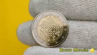 2 euro Lituania 2024 commemorativi giardini di Paglia [upl. by Drofxer672]