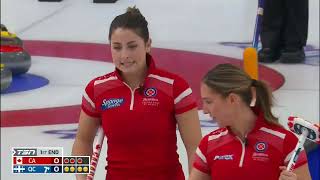 Draw 6  2022 Scotties Tournament of Hearts  StGeorges QC vs Einarson CA [upl. by Kurzawa808]