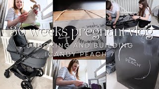 Unboxing our icandy pram organising the nursery harvesting colostrum amp more  36 weeks pregnant [upl. by Rotsen]