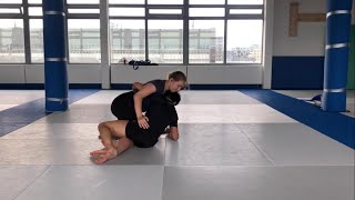 4 Half Guard Sweep b [upl. by Vladi170]