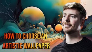 How to Choose an Artistic Wallpaper 2025  Artistic Wallpaper For Wall [upl. by Ahsikal]