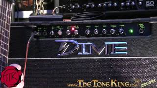 Dime D100C Amp Review using Dean DFH  Dimebag Style  D100 Demo [upl. by Ahseiyn]