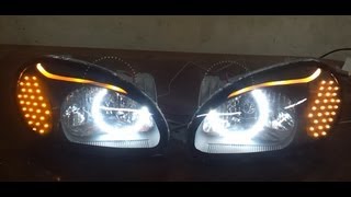 DAEWOO LANOS HEADLIGHTS 3 [upl. by Elia]