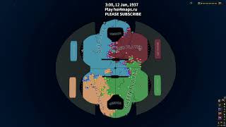 HOI4 Deathmatch TIMELAPSE  hoi4 timelapse hoi4 [upl. by Alya]