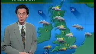 ITV News  Meridian Nightime Continuity amp Weather Jan 1994 [upl. by Nestor]