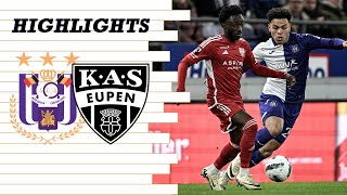 Highlights Matchday 28  RSC Anderlecht vs KAS Eupen [upl. by Ylra]