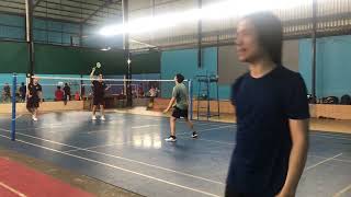 Badminton Casual Match 2024 11 08 David Devin vs Reynaldi Alvian [upl. by Minna387]