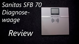 Sanitas SFB 70 Diagnosewaage Review Deutsch HD [upl. by Jodoin518]