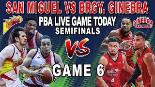 BRGY GINEBRA vs SAN MIGUEL BEERMEN Game 6 Semifinals  PBA Live Full Game Today  NBA 2k24 [upl. by Eirol421]