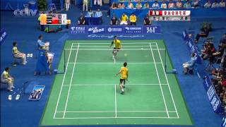 Highlights Badminton Lin Dan vs Lee Chong Wei 2010 Asian Games 33 [upl. by Euqirat]