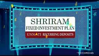 Shriram Unnati  Recurring Deposit  A Fixed Investment Plan [upl. by Zulaledairam]