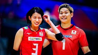 Yuji Nishida amp Sarina Koga  The Most Beautiful Volleyball Couple in the World [upl. by Einnos]