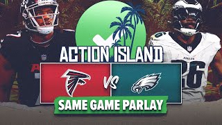 Atlanta Falcons vs Philadelphia Eagles Props amp Parlay Picks  MNF  Action Island [upl. by Sada]