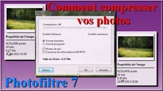 Photofiltre 7 comment compresser vos photos [upl. by Butta]