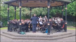 Dunmore Silver Band  Scarva Band Stand 30th June 2024 14 [upl. by Akkire680]