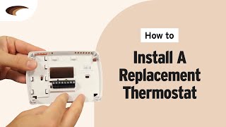 How To Install a Replacement Thermostat [upl. by Ahsirpac]