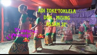 Adi toke toklet la dung mising song 🎵 🕺Burbon da group dance [upl. by Mika]