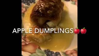 Easy Apple dumplings [upl. by Sivie]