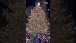 Rockefeller Christmas Tree Lighting [upl. by Autum]