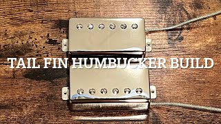 One Minute Pickup Build Good Land Pickups Tail Fin Humbuckers [upl. by Luelle803]