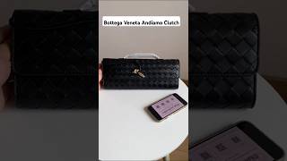 Bottega Veneta Andiamo Hand Clutch bag luxurybag luxury handbags fashion bvbag bottegaveneta [upl. by Adnilemreh]