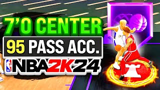 THE POWER OF A 95 PASS ACCURACY CENTER IN NBA 2K24 [upl. by Eivets89]