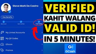 HOW TO FULLY VERIFY GCASH WITHOUT USING ID PAANO MAGFULLY VERIFY NG GCASH KAHIT WALANG VALID ID [upl. by Eilla39]