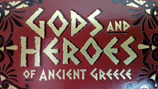 Gods and Heroes of Ancient Greece by Gustav Schwab  Barnes and Noble Leatherbound review [upl. by Ennoirb468]