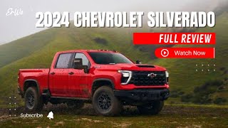 Finally launched the 2024 Chevrolet Silverado is very dashing [upl. by Akimrej343]