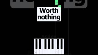 Worth Nothing Twisted  Piano Tutorial [upl. by Nnylsaj834]