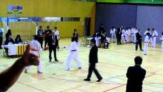 X OPEN KARATE INFANTIL Lliça dAmuntLA SEMIFINAL [upl. by Olshausen866]