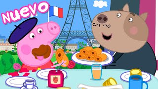 Los Cuentos de Peppa la Cerdita  Desayuno en París  NUEVOS Episodios de Peppa Pig [upl. by Negaem204]