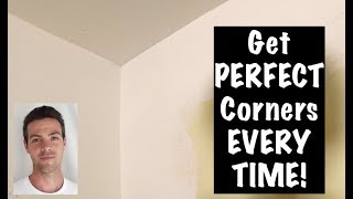 THE SECRET TO PERFECT INSIDE CORNERS 3way corners [upl. by Enenaej]