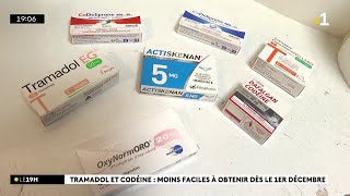 Tramadol et codéine seront prescrits sur ordonnance sécurisée Objectif  éviter les abus [upl. by Nahsad]