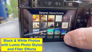 Photo Styles Filter Effects amp Black amp White Photography with Panasonic Lumix Cameras [upl. by Anna-Diane]