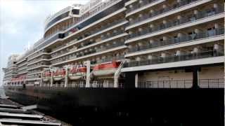 Cunards Queen Elizabeth Luxury Ocean Liner in Odessa Ukraine [upl. by Akla]