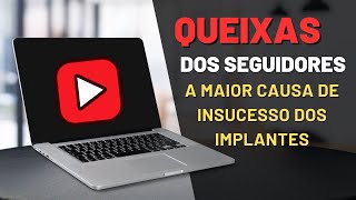 REVELADO O MAIOR PROBLEMA DE INSUCESSO NO TRATAMENTO DE IMPLANTES [upl. by Cordula]