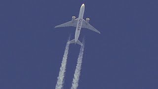 Contrail Planespotting Heavies over my home [upl. by Anatole692]