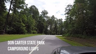 Don Carter State Park Campground Loops [upl. by Drofla]